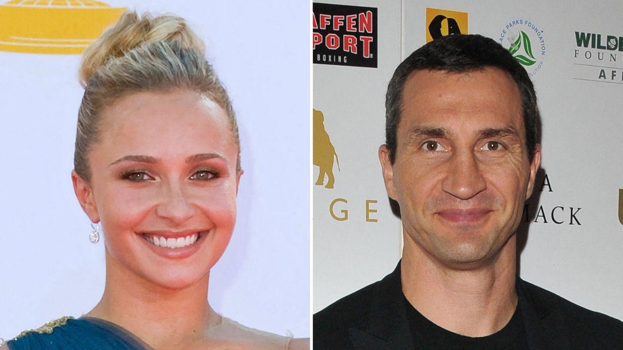 split image of Hayden Panettiere's and Wladimir Klitschko