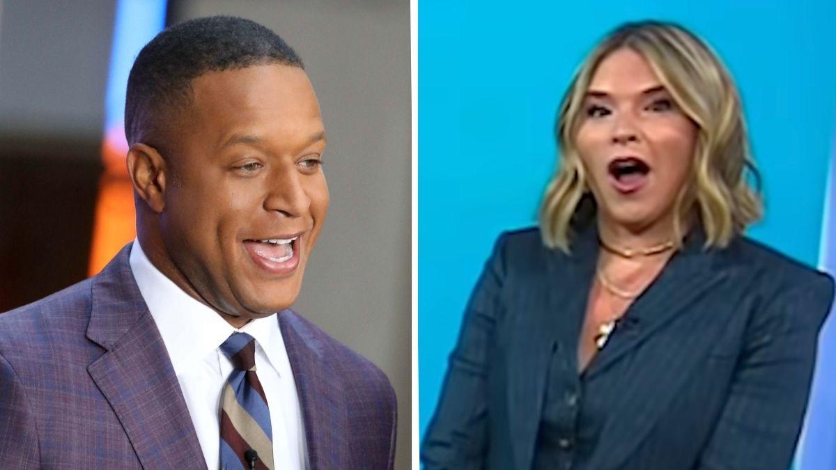 Photo of Craig Melvin and Jenna Bush Hager
