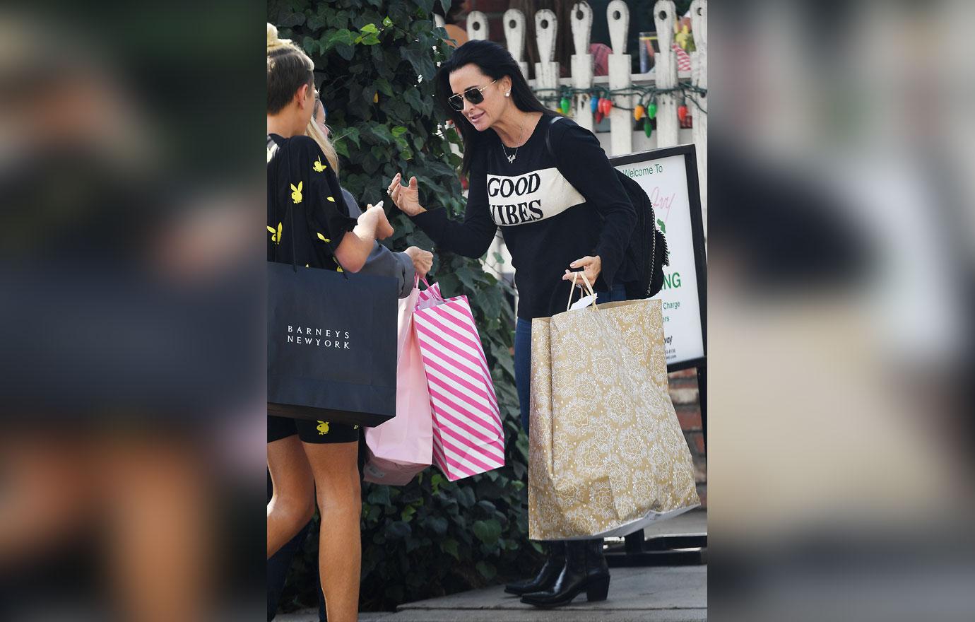 Kyle Richards Heads To Lunch While Toting Valentino - PurseBlog