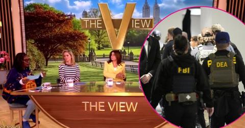 Composite photo of 'The View' and authorities.