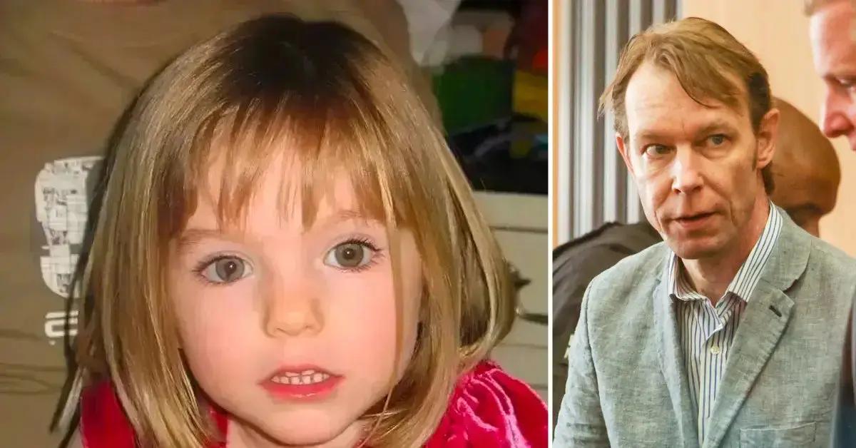 Photo of Madeleine McCann; picture of Christian Brueckner