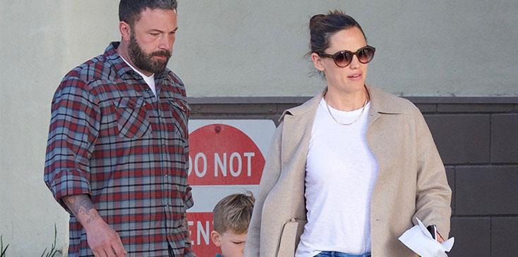 Jennifer garner ben affleck son ice cream pics