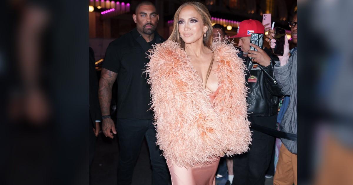 jennifer lopez dress nip slip