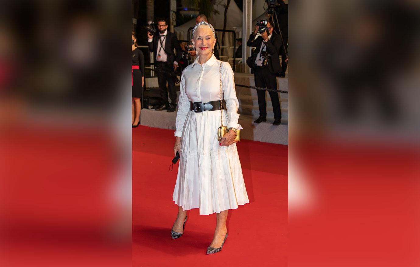 helen mirren and taylor hackford at cannes