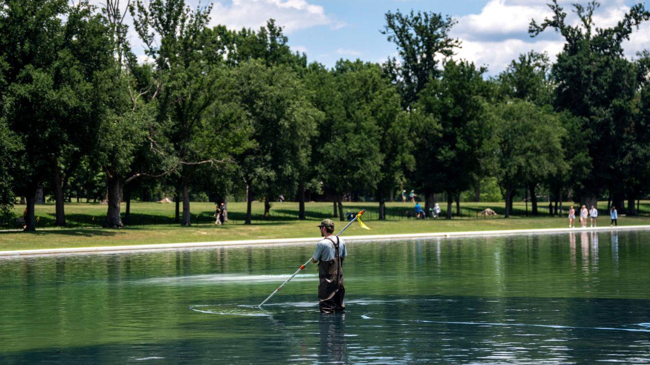 Image of New information revealed that contractor errors contributed to the Reflecting Pool damage.