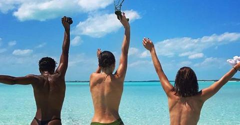 Kendall jenner bella hadid topless thong bikini photos hero