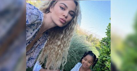khloe kardashian daughter true baby brother big sister