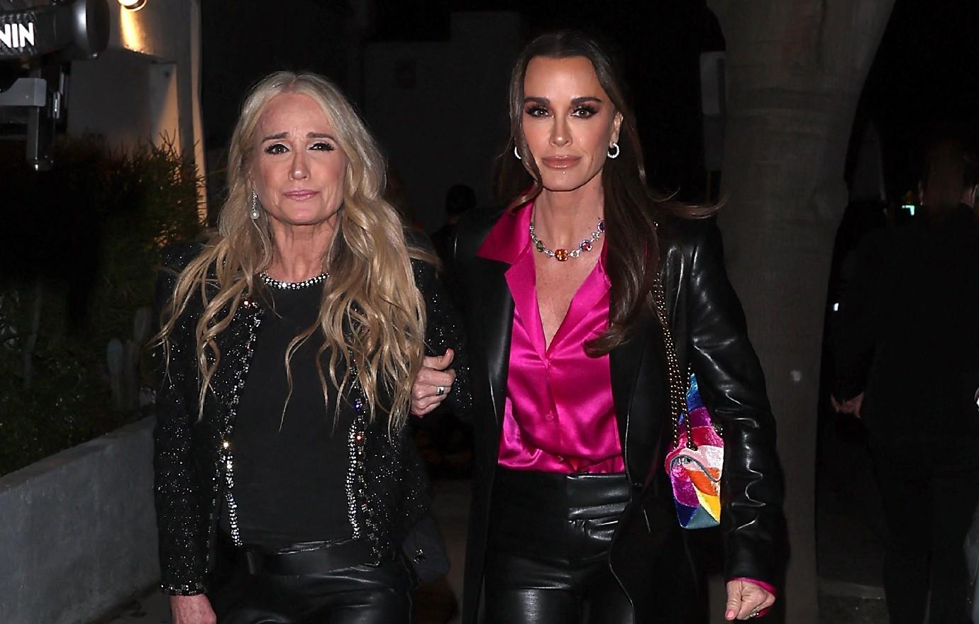 kim richards psychiatric hold dispute sister kyle substance abuse