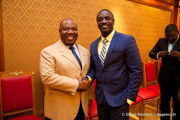 Akon and President Ali Bongo