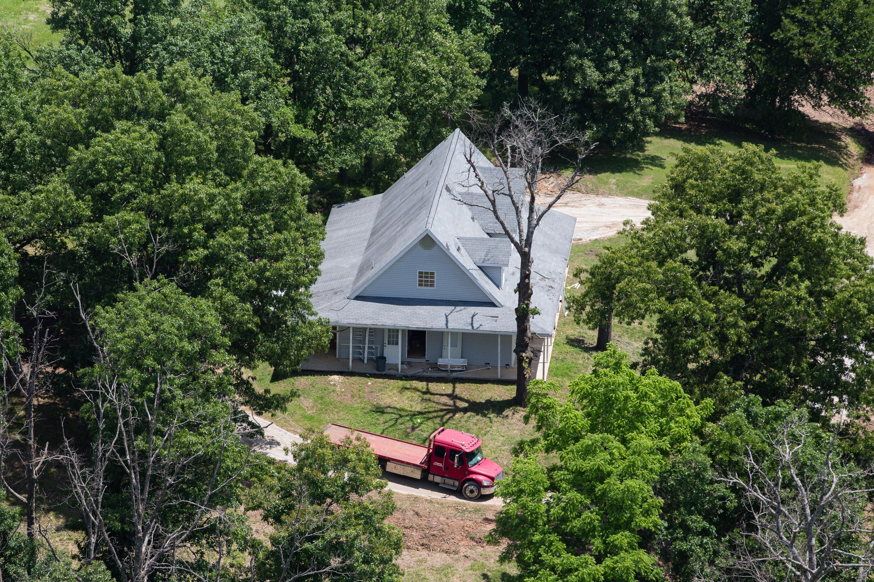 EXCLUSIVE: Aerial views of the secluded Arkansas hideaway recently purchased by Josh Duggar