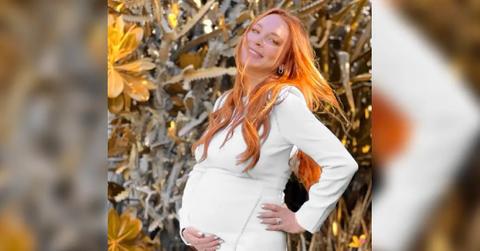 lindsay lohan ready to pop pregnant dream nursery