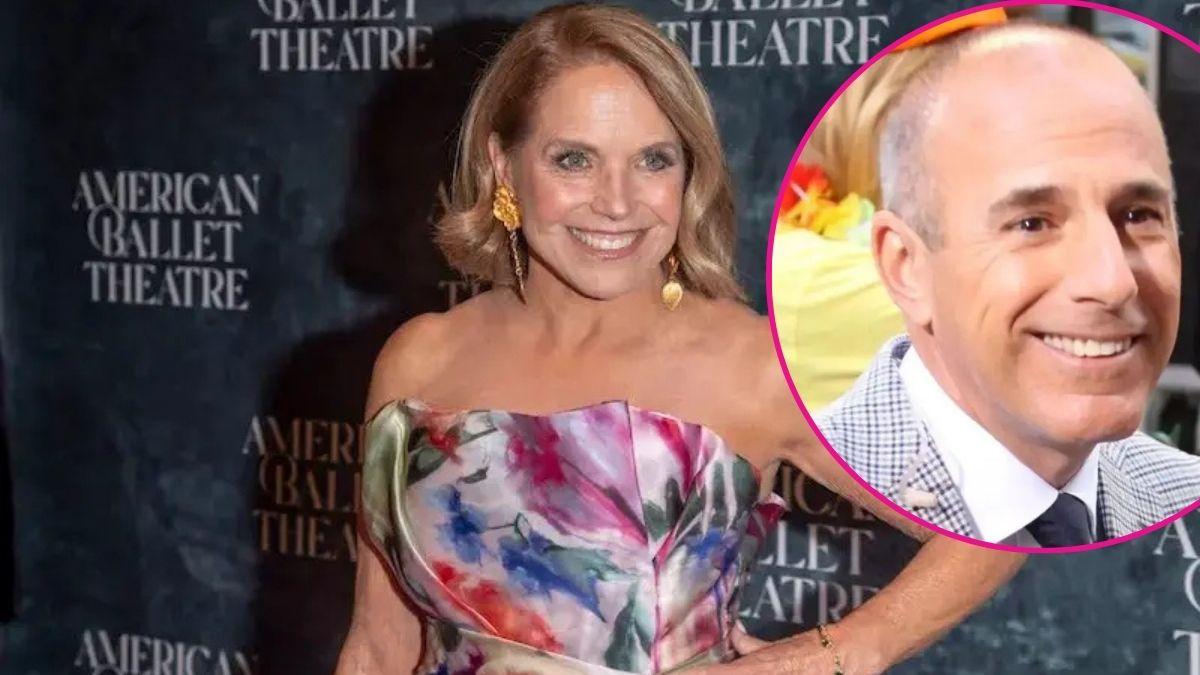 image and inset of Matt lauer and Katie couric