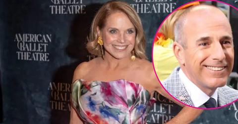 image and inset of Matt lauer and Katie couric