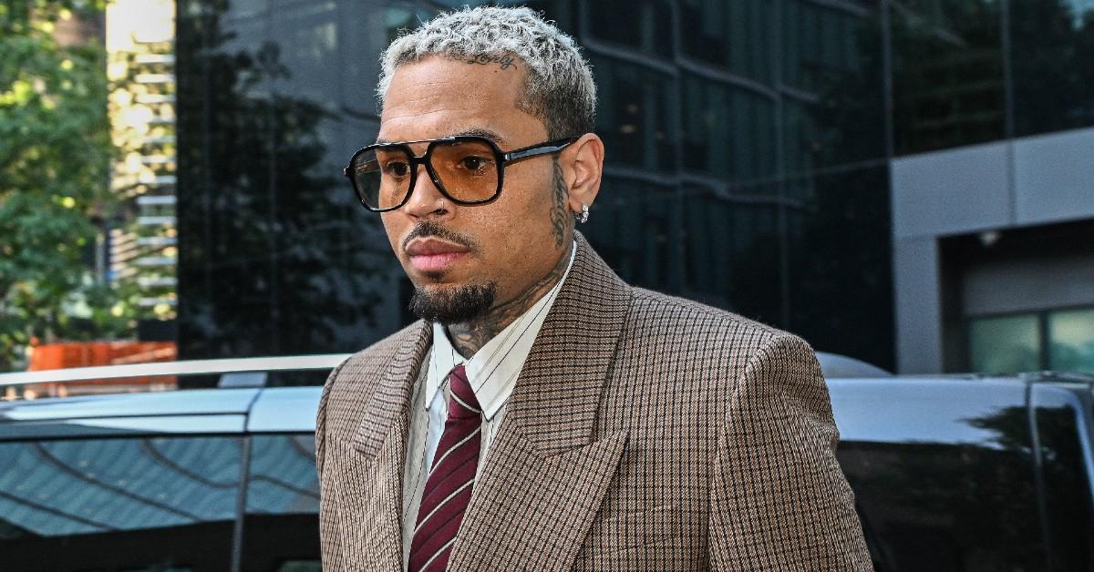 chris brown arrives court london