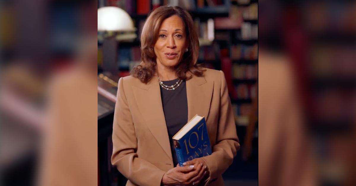 Image of Kamala Harris announced the upcoming release of her new book on Thursday, July 31.