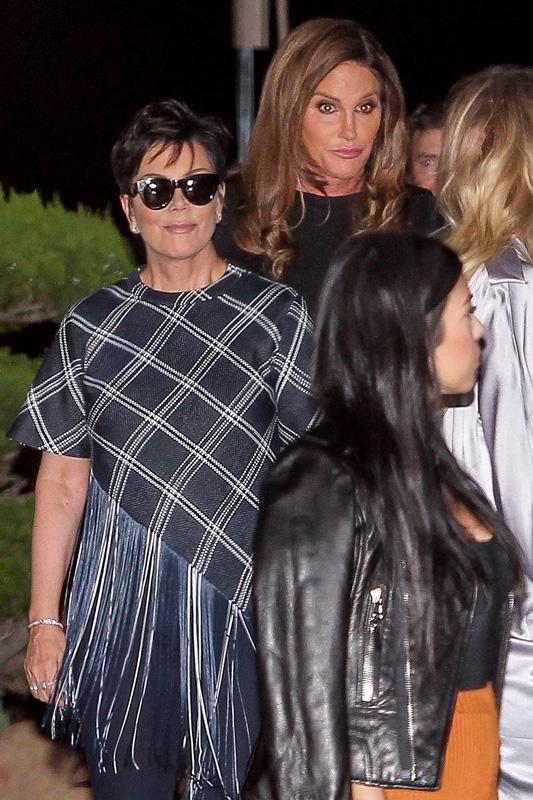 Caitlyn Jenner and the Kardashians meet for a birthday dinner for Kylie