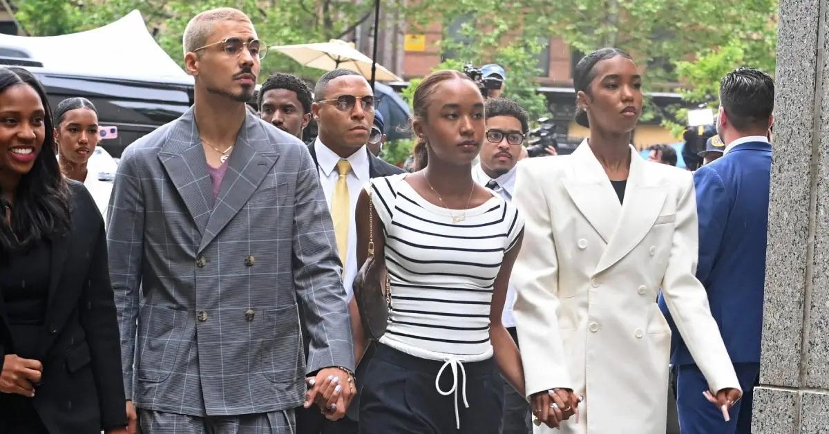 sean diddy combs ex misa hylton why attended trial foot injury