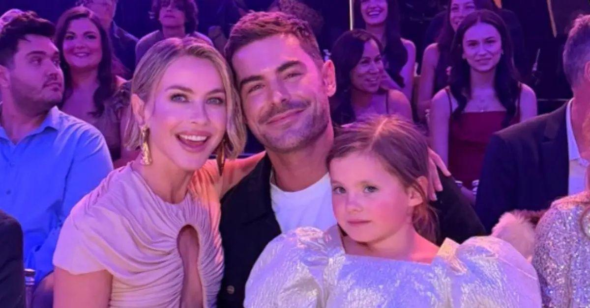 Image of Zac Efron sat in the audience of 'Dancing With the Stars.'