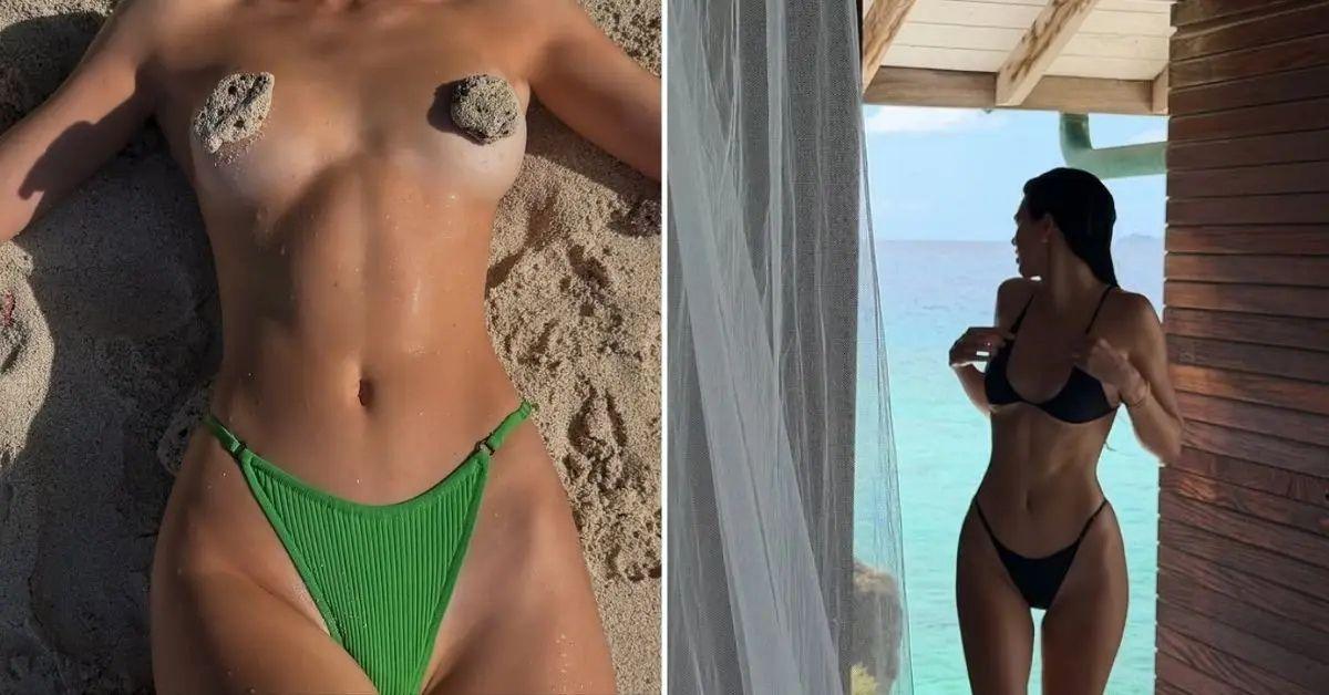 Photo of Kendall Jenner showed off her figure in new birthday photos.