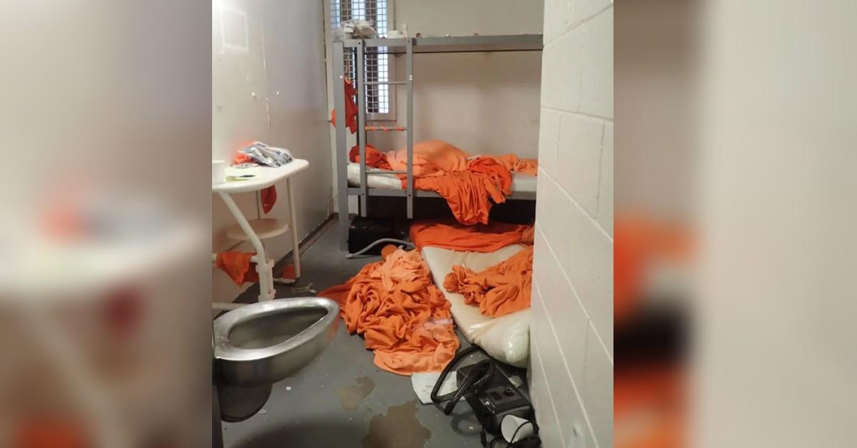 Photo of Jeffrey Epstein's prison cell