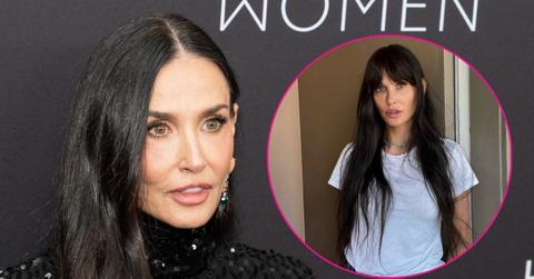demi moore brings back iconic bangs striptease era