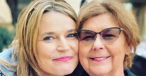 photo of savannah guthrie and mom nancy guthrie