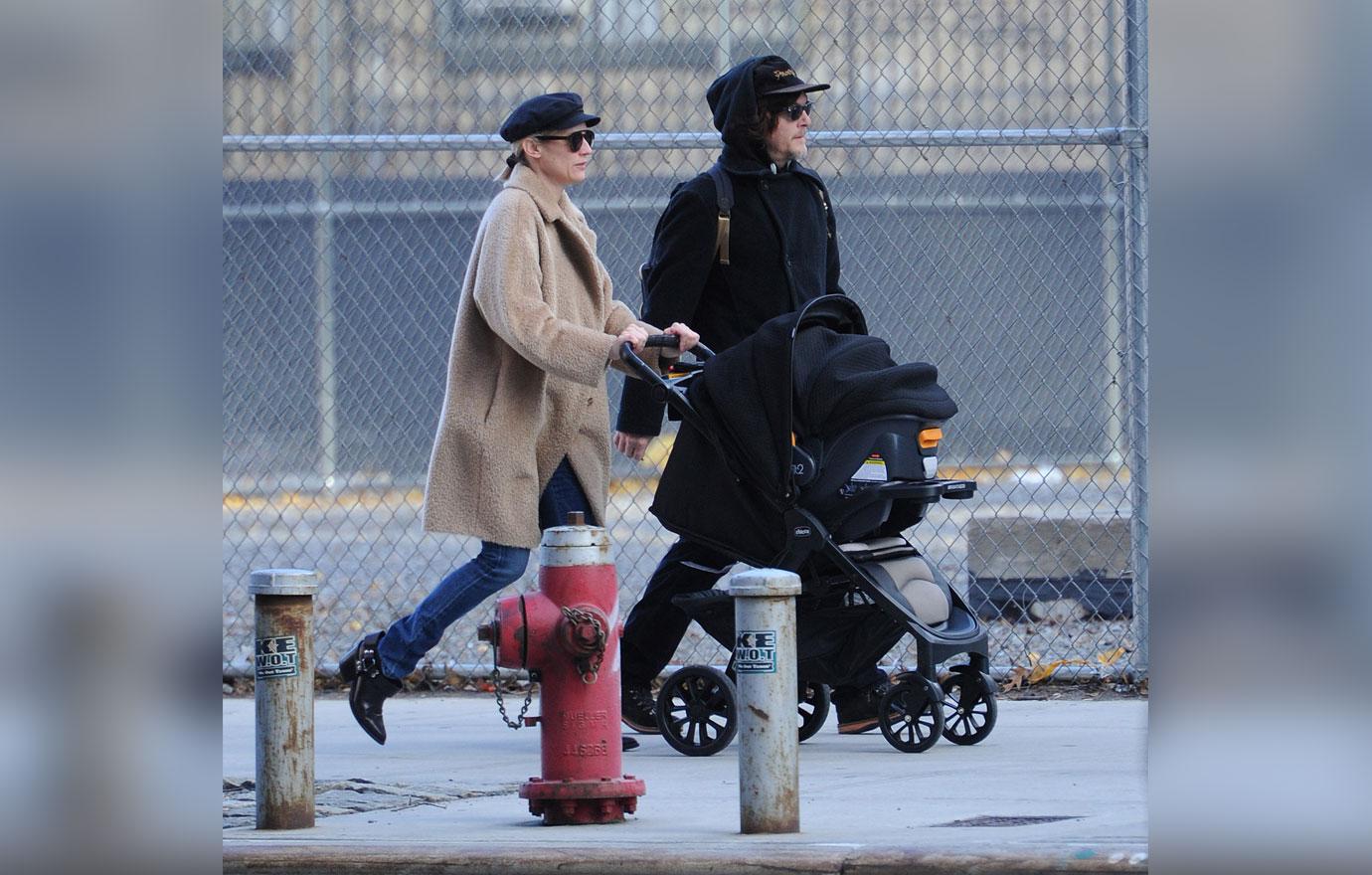 Norman Reedus And Diane Kruger Step Out In NYC With Their Daughter: Photos