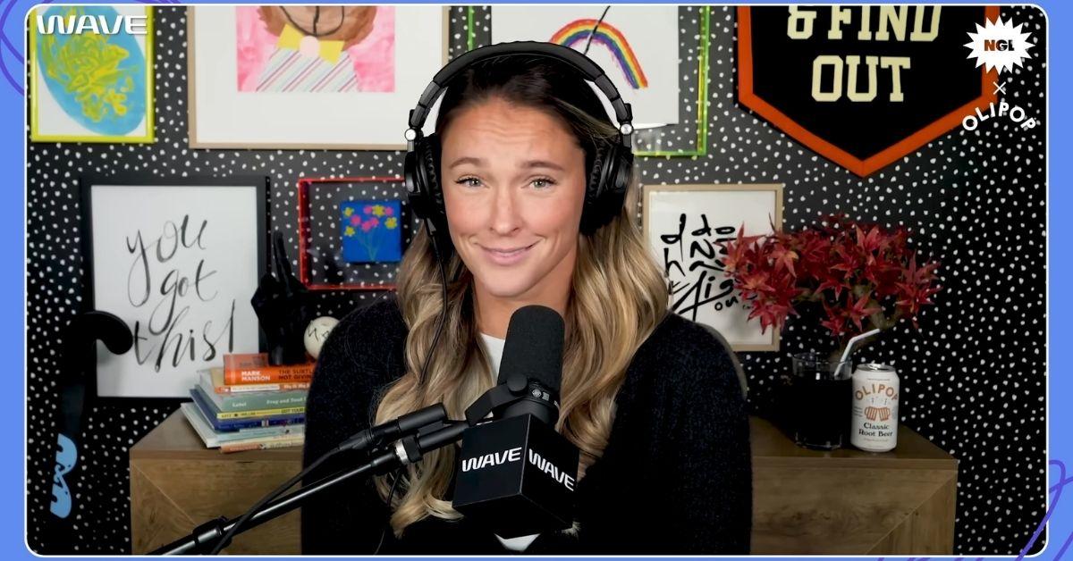 Photo of Kylie Kelce opened up about a candid story involving her daughters and her 'b----.'