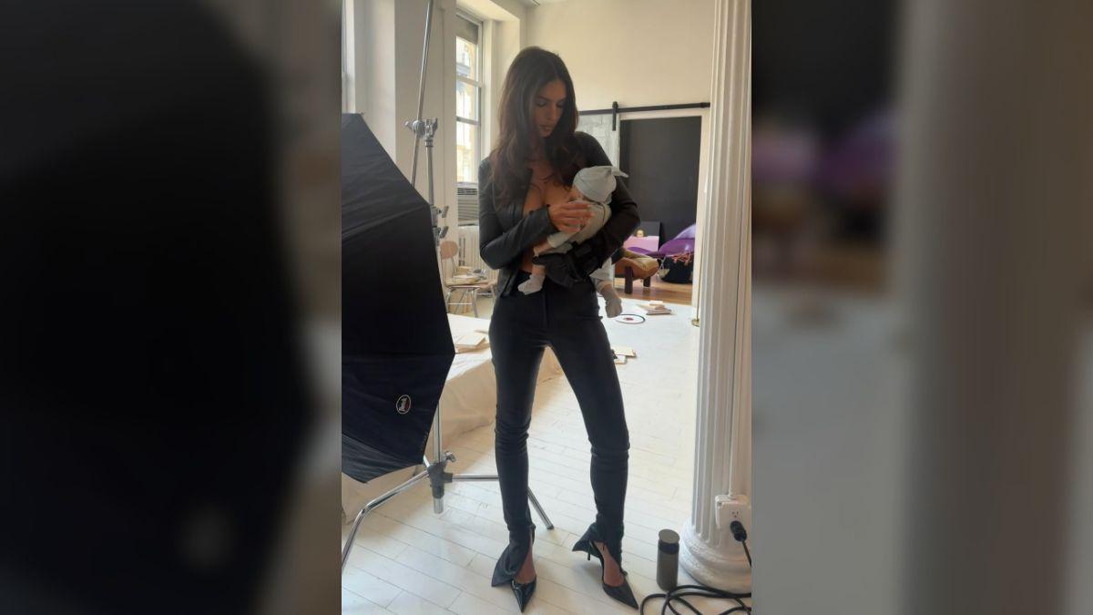 Photo of Emily Ratajkowski revealed she and her ex-husband, Sebastian Bear McClard, stopped having s-- six months after welcoming their son.