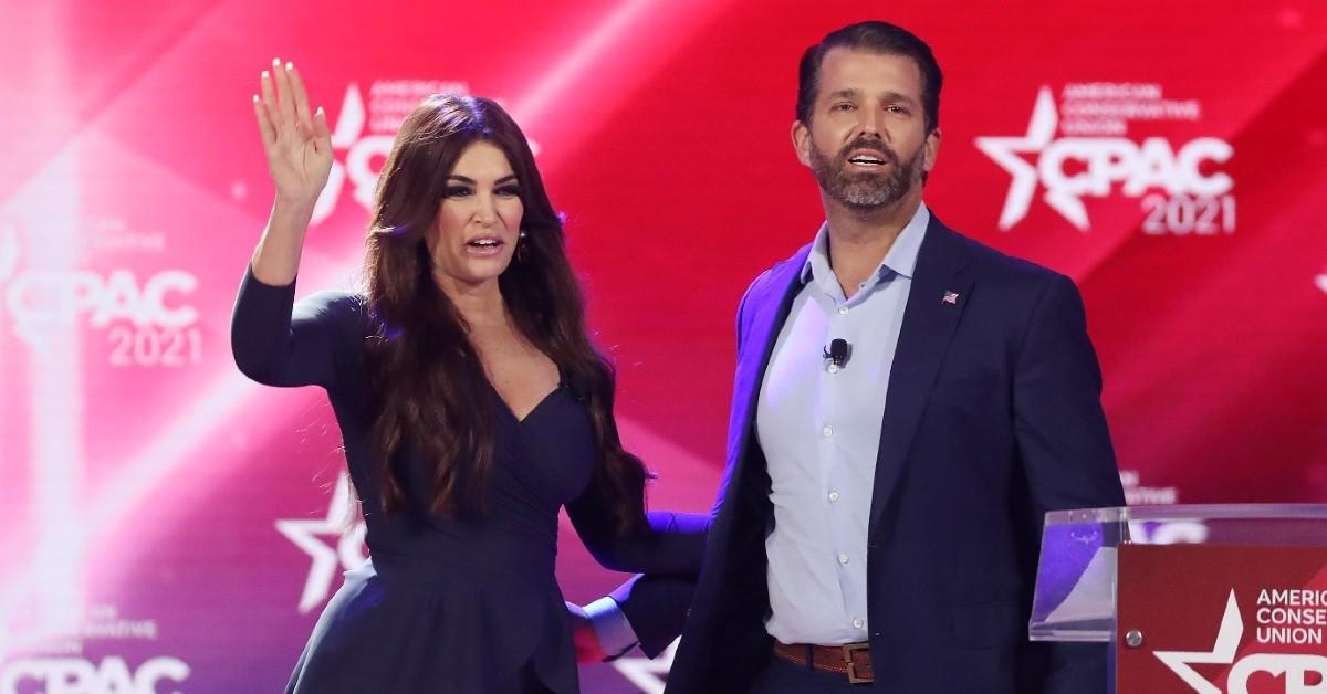 donald trump jr gushes fiancee kimberly guilfoyle rumors romance over