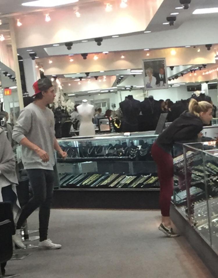 EXCLUSIVE: Chloe Moretz and Brooklyn Beckham shopping for rings in Beverly Hills