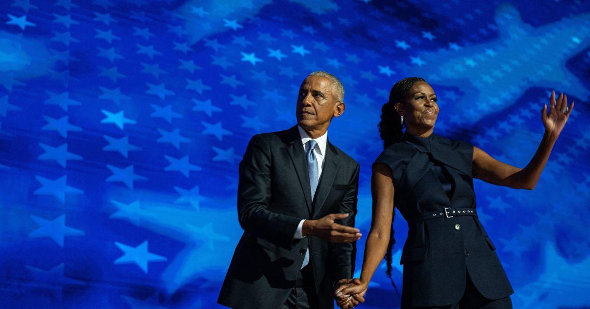 Photo of Barack Obama and Michelle Obama