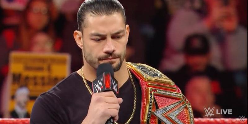 Roman Reigns leukemia returned