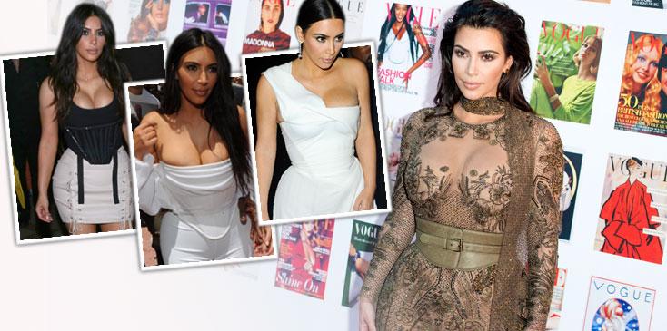 Kim kardashian corset weight loss