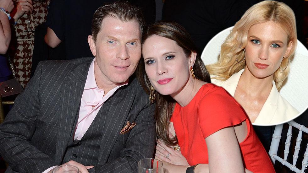 Bobby flay cheated january jones