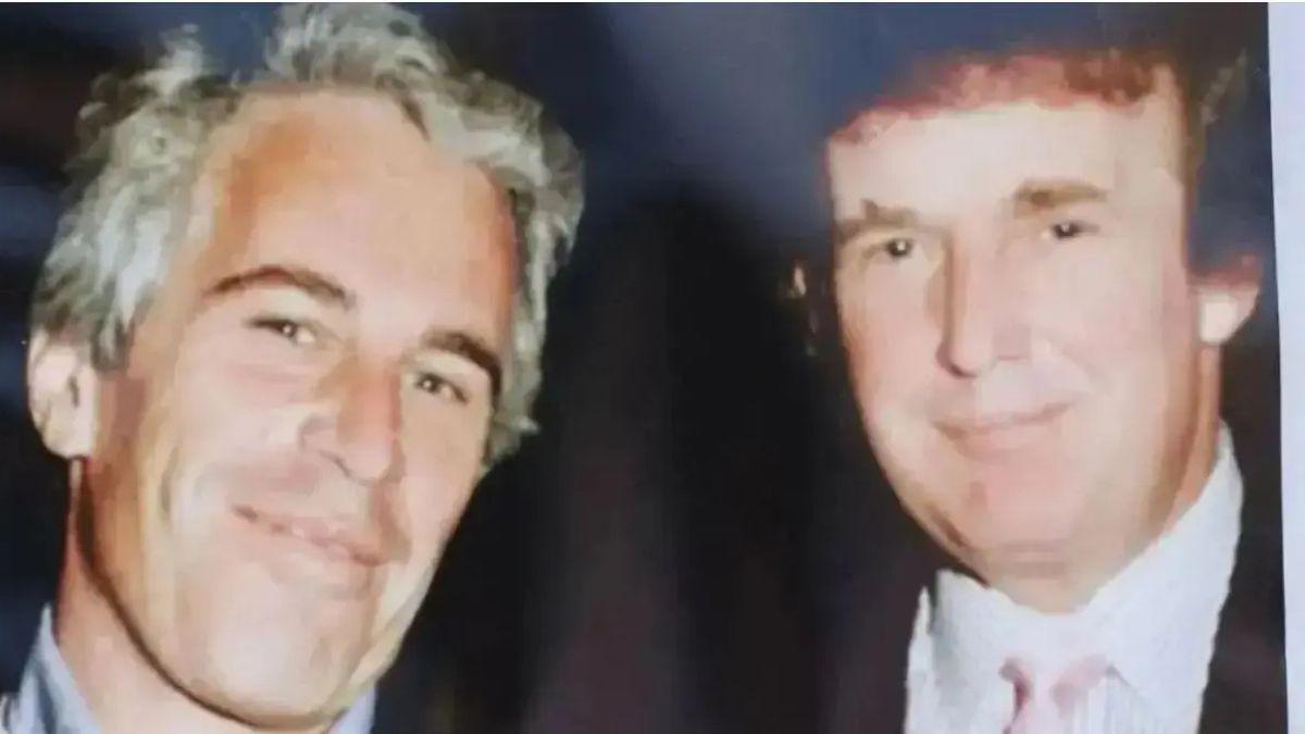 image of Jeffrey Epstein and Donald trump