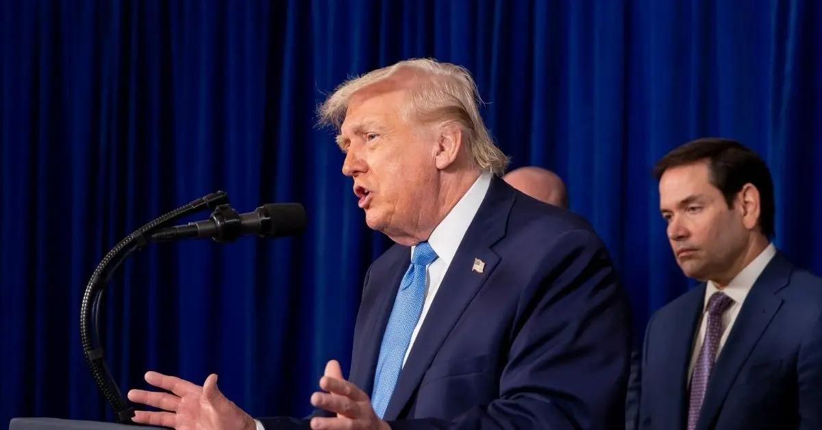 Phot of Trump received swift backlash for his comments.