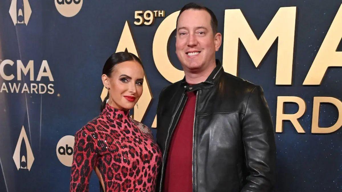 Photo of Kyle Busch married his wife, Samantha Busch, on New Year's Eve 2021.