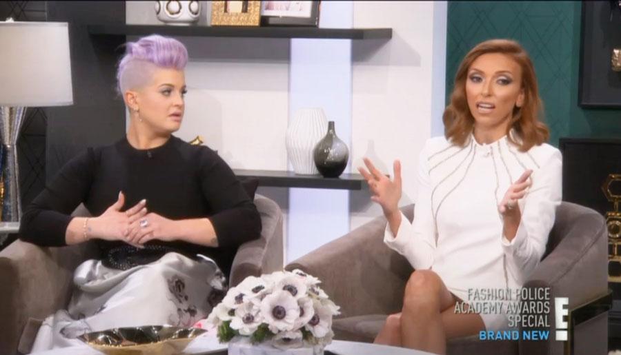 Kelly Osbourne fashion police return liar Giuliana RancicE 02