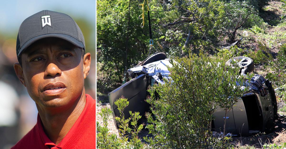 tiger woods doesnt remember rollover car crash bad injury pf