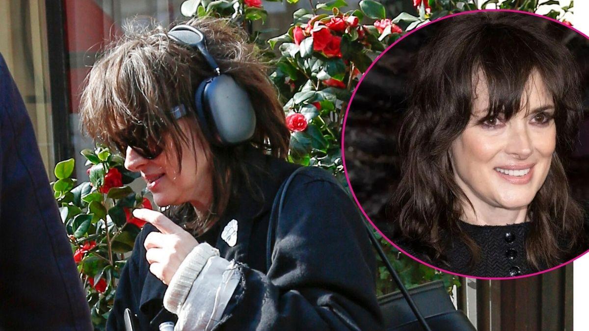 Two photos of Winona Ryder