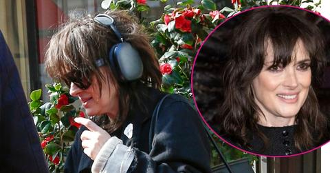 Two photos of Winona Ryder