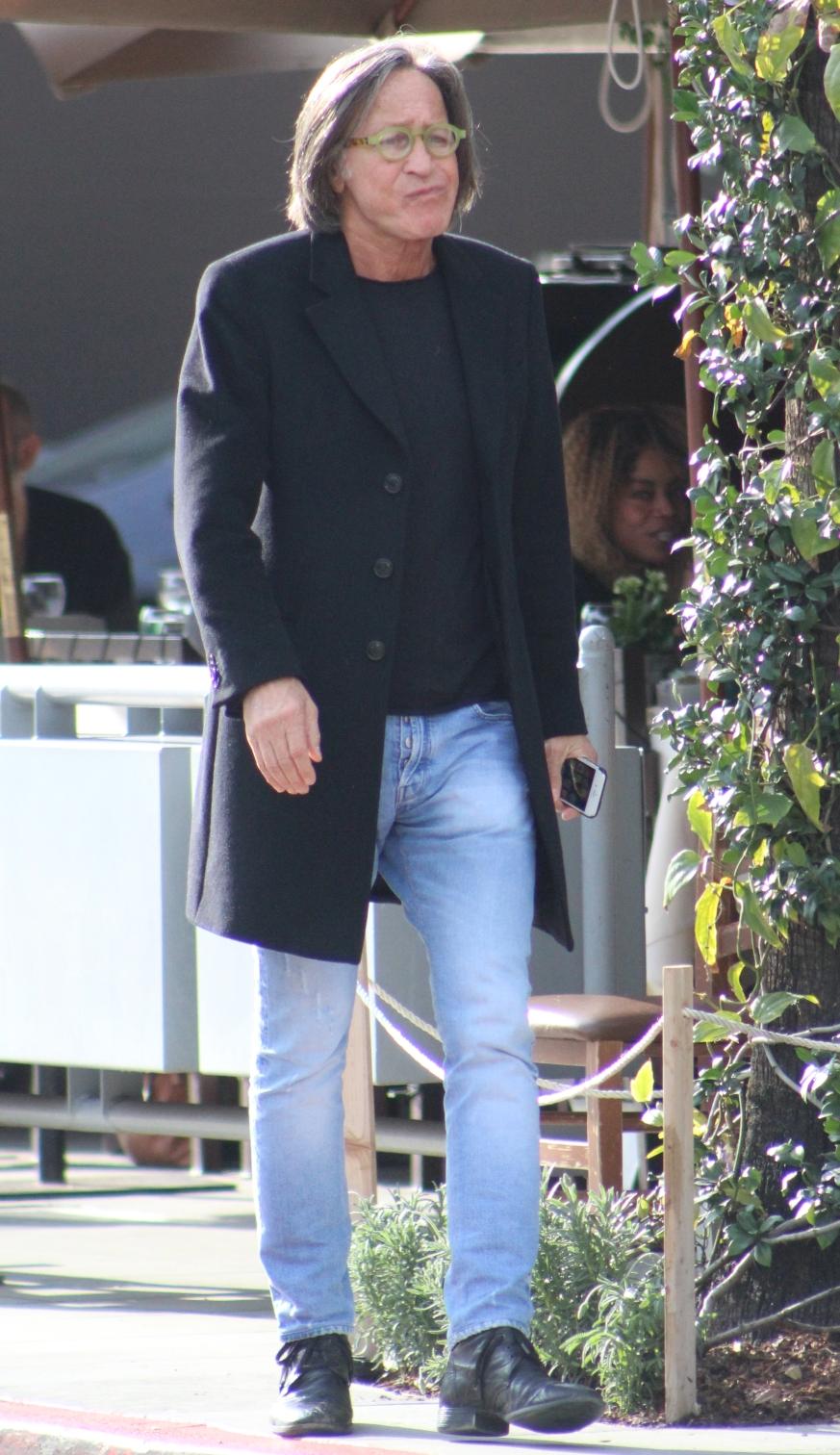 EXCLUSIVE: Mohamed Hadid leaves lunch in Los Angeles