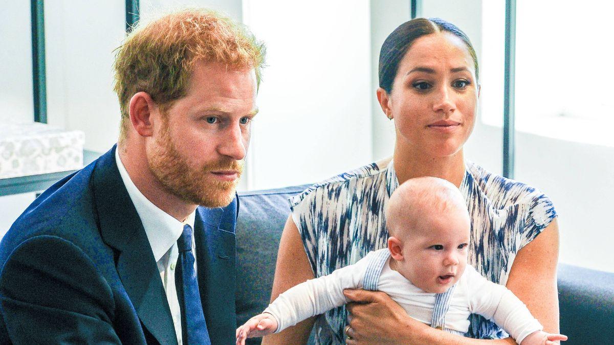 image of Meghan Markle shared photos of her children, but their faces were hidden.