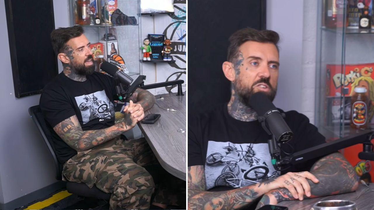Image of Adam22 opened up about his relationship and discussed his separation from Lena the Plug on his 'No Jumper' podcast.