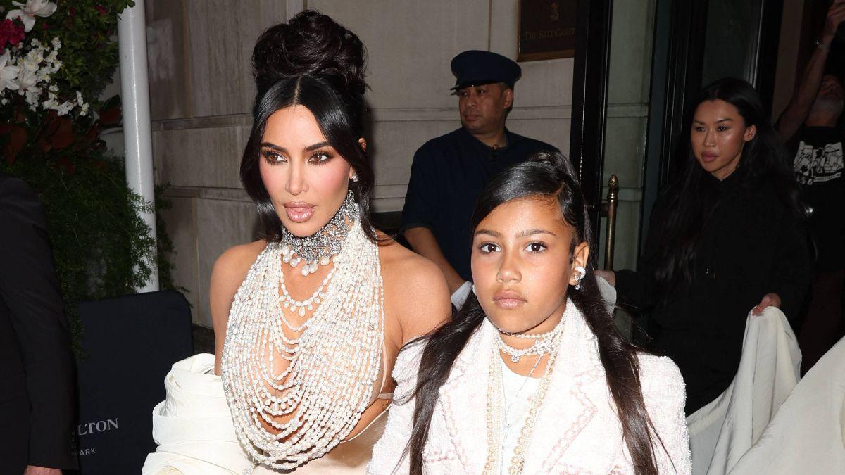 image of Kim Kardashian and North West