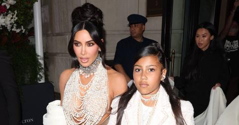 image of Kim Kardashian and North West