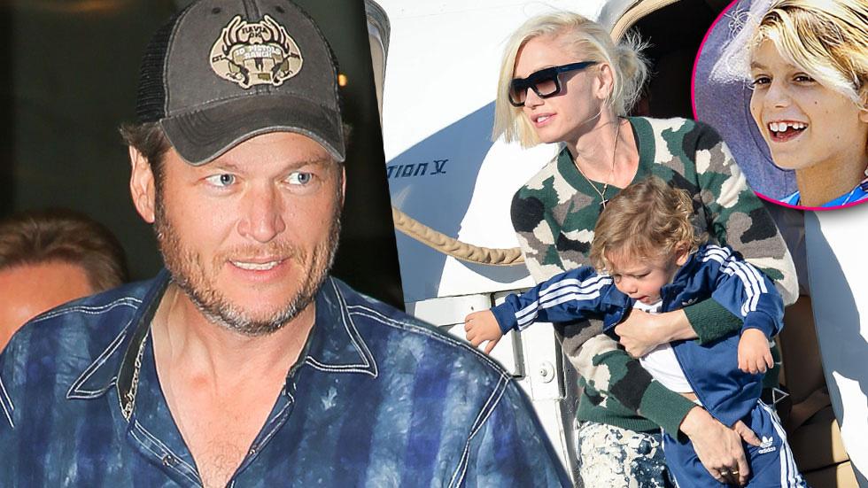 Gwen stefani blake shelton secret vacation kids