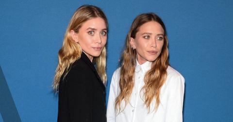 Photo of Mary Kate and Ashley Olsen.