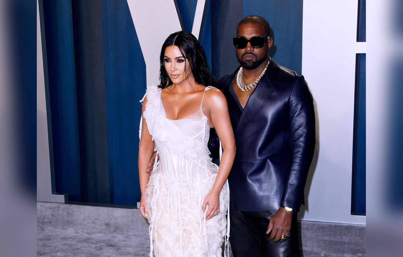 Kim Kardashian and Kanye West Kiss at the SKIMS Nordstrom Launch